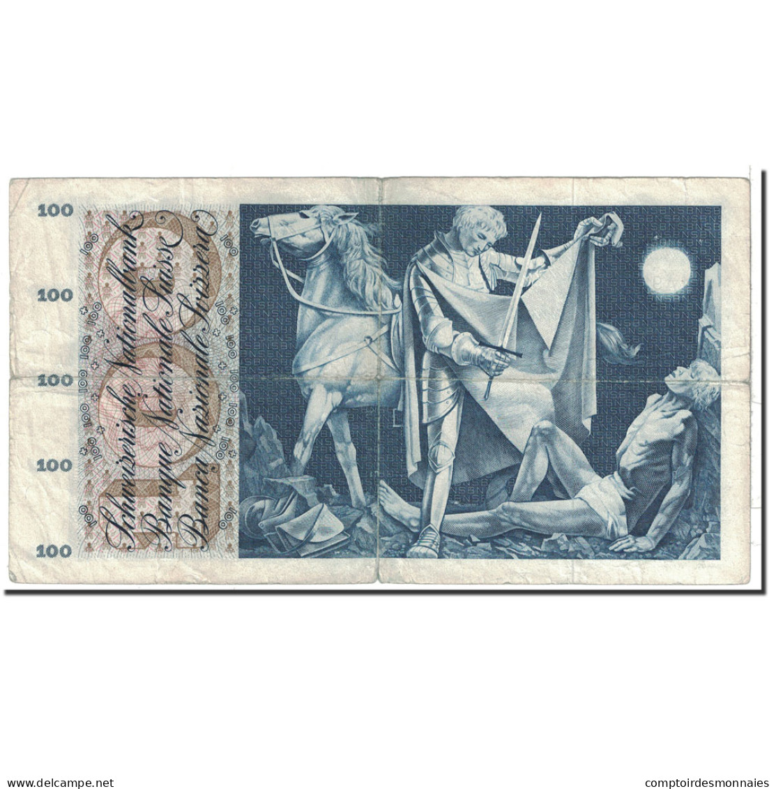 Billet, Suisse, 100 Franken, 1965, 1965-01-21, KM:49g, TTB - Schweiz