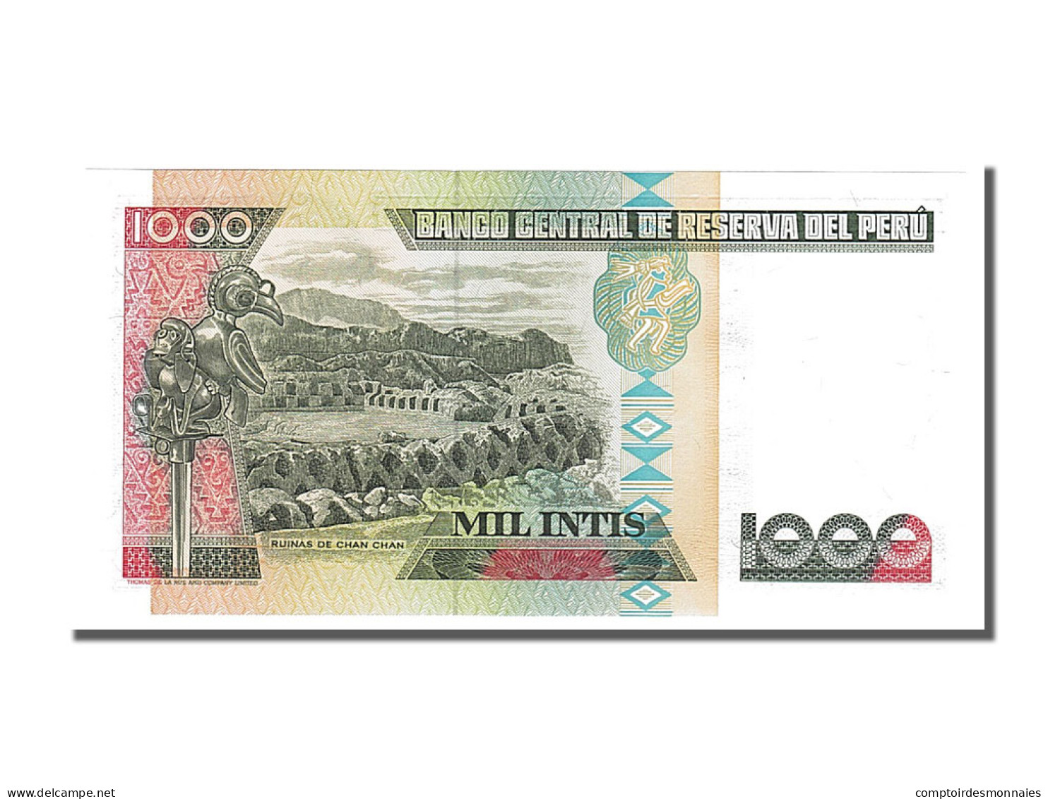 Billet, Pérou, 1000 Intis, 1988, 1988-06-28, NEUF - Pérou