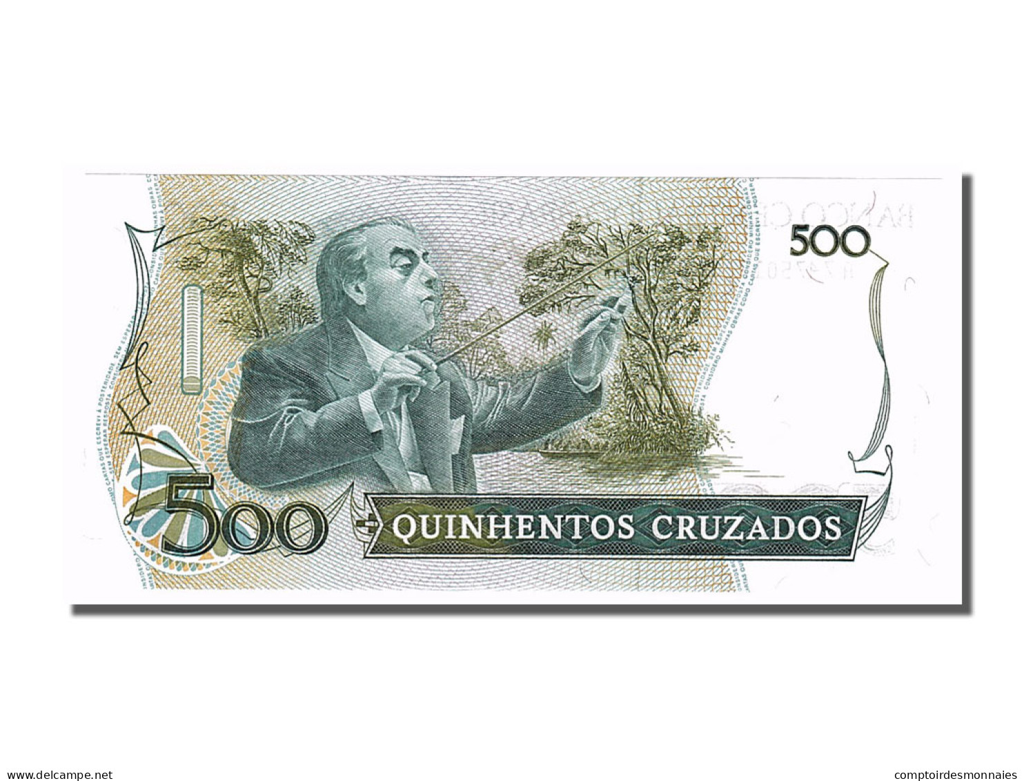 Billet, Brésil, 500 Cruzados, 1987, NEUF - Brésil