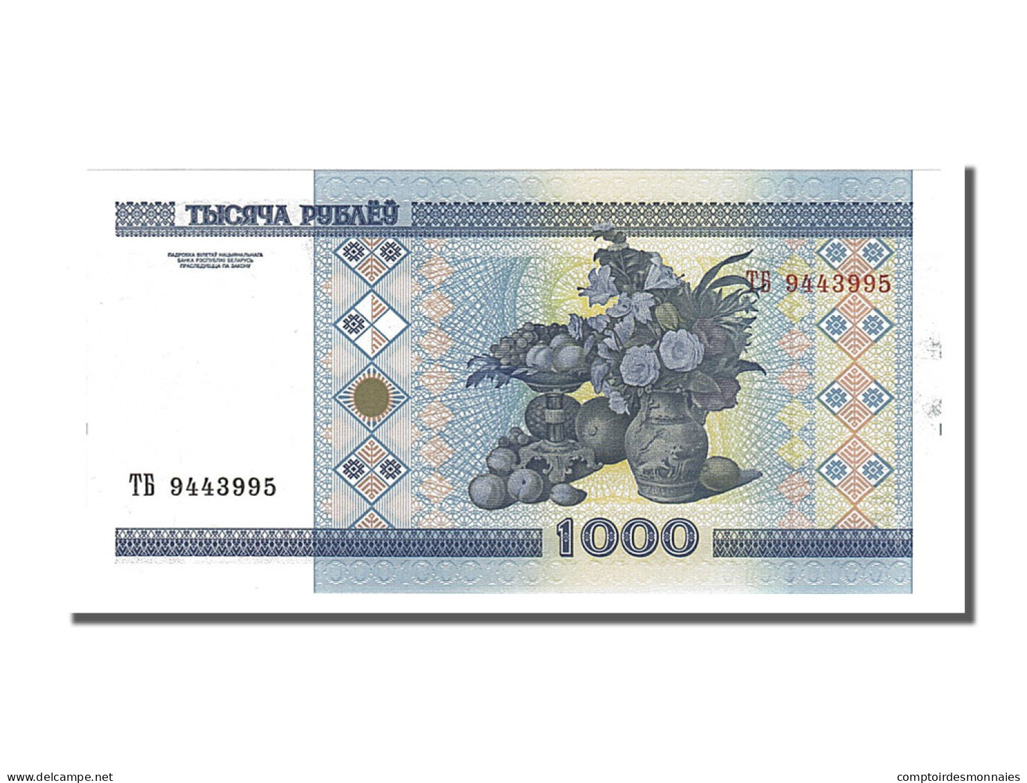 Billet, Bélarus, 1000 Rublei, 2000, NEUF - Bielorussia