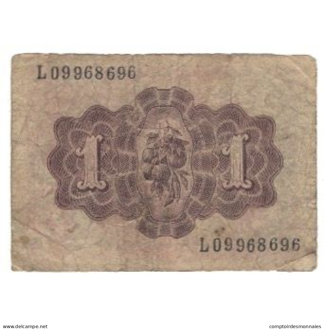 Billet, Espagne, 1 Peseta, 1948, 1948-06-19, KM:135a, AB - 1-2 Peseten