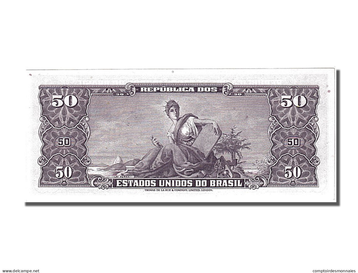 Billet, Brésil, 5 Centavos On 50 Cruzeiros, 1966, NEUF - Brazilië