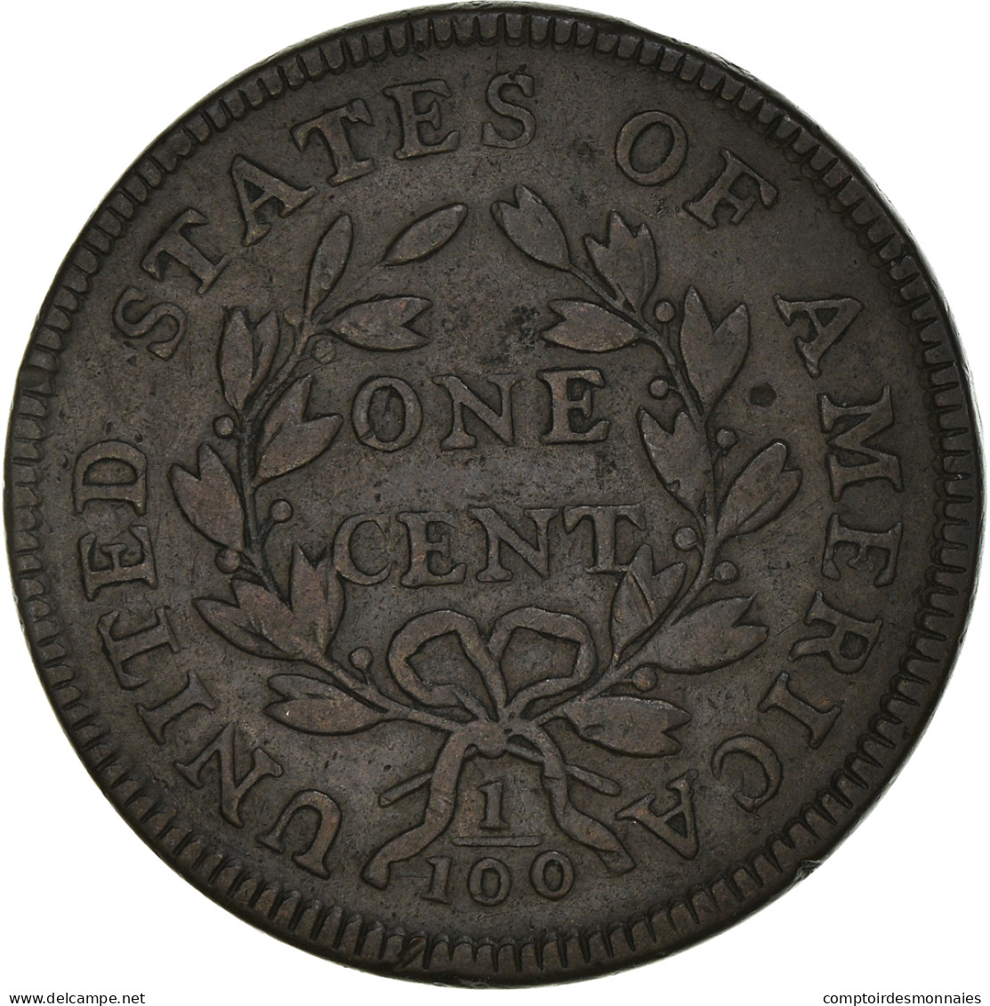 Monnaie, États-Unis, Draped Bust Cent, Cent, 1797, Philadelphie, TB, Cuivre - 1796-1807: Draped Bust (Busto Drapeggiato)