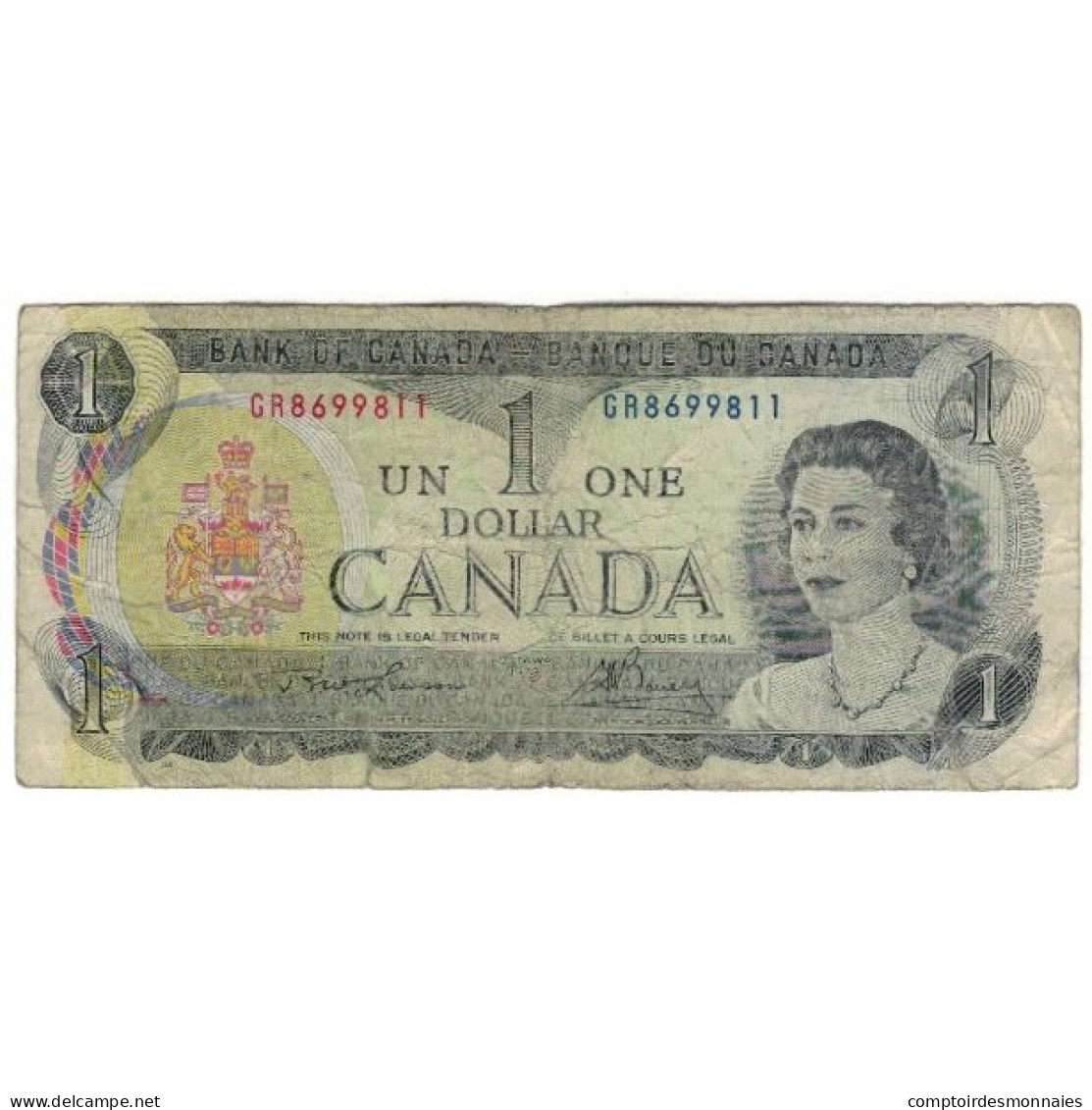 Billet, Canada, 1 Dollar, 1973, KM:85a, B - Kanada