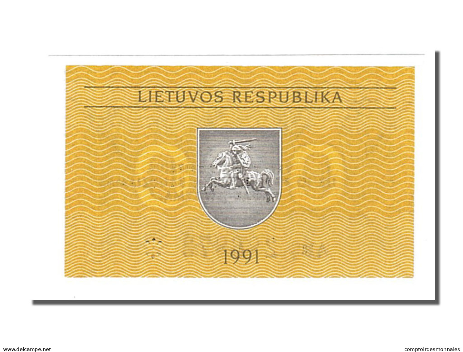 Billet, Lithuania, 0.20 Talonas, 1991, NEUF - Litouwen