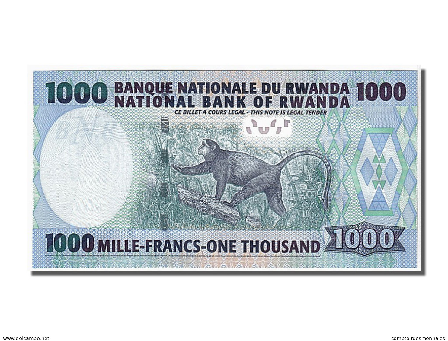 Billet, Rwanda, 1000 Francs, 2008, KM:31b, NEUF - Ruanda