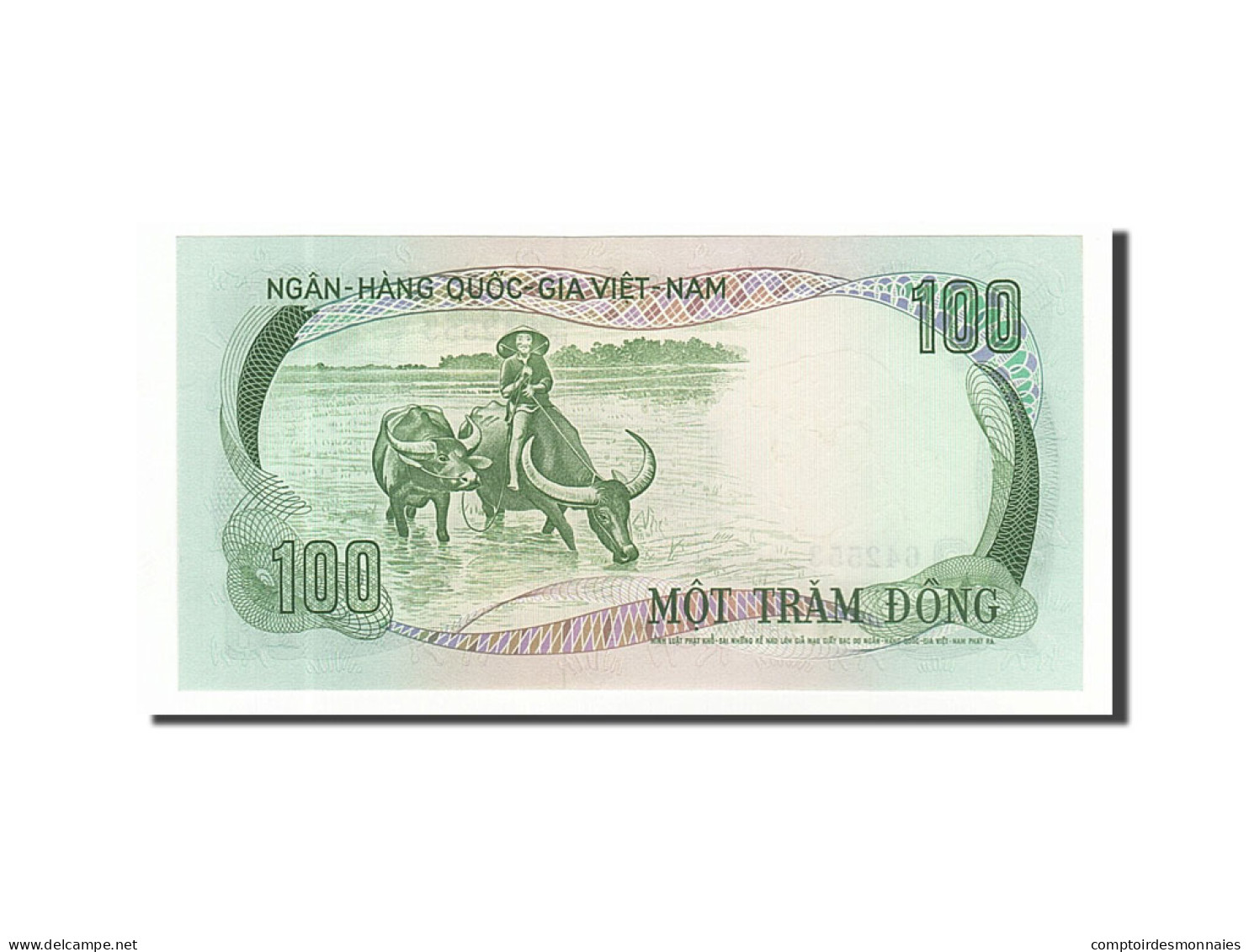 Billet, South Viet Nam, 100 Dông, 1972, NEUF - Vietnam