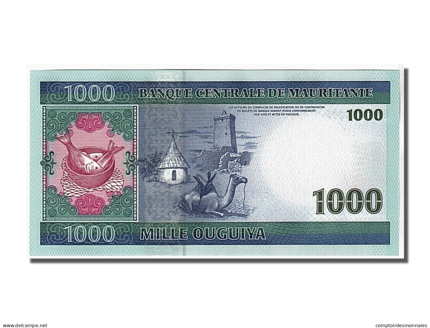 Billet, Mauritanie, 1000 Ouguiya, 2006, KM:13b, NEUF - Mauritanien