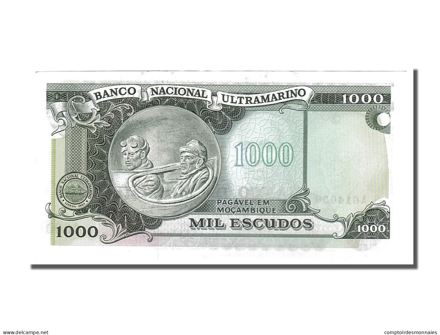 Billet, Mozambique, 1000 Escudos, 1972, 1972-05-23, NEUF - Mozambique