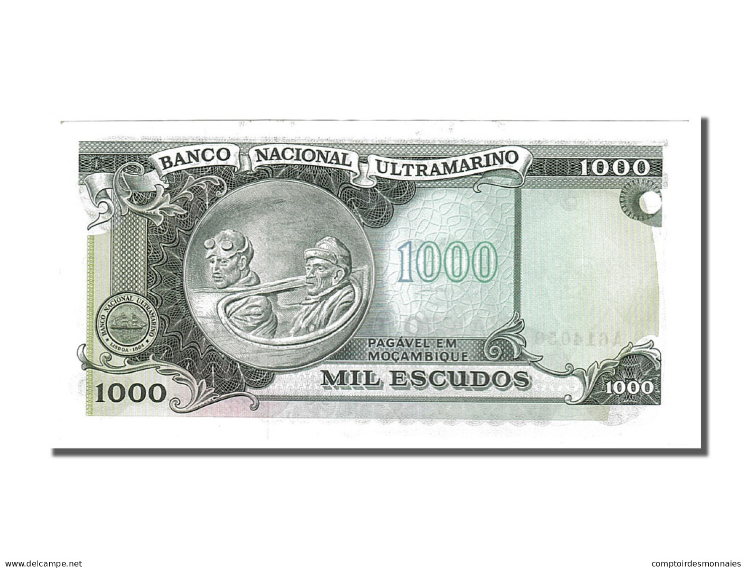 Billet, Mozambique, 1000 Escudos, 1972, 1972-05-23, NEUF - Moçambique