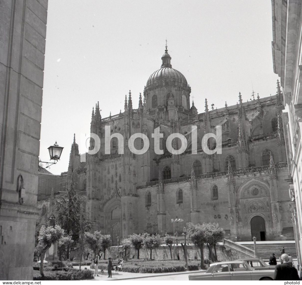 3 NEGATIVES SET 1964 SEAT 600 FIAT PLAZA SALMANCA SPAIN ESPANA  AMATEUR 60mm NEGATIVE NOT PHOTO FOTO - Non Classificati