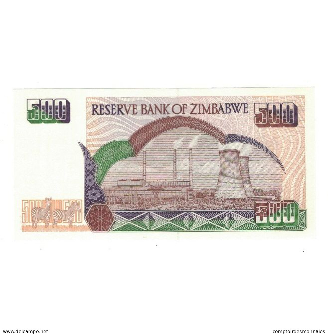 Billet, Zimbabwe, 500 Dollars, 2004, KM:11b, NEUF - Simbabwe