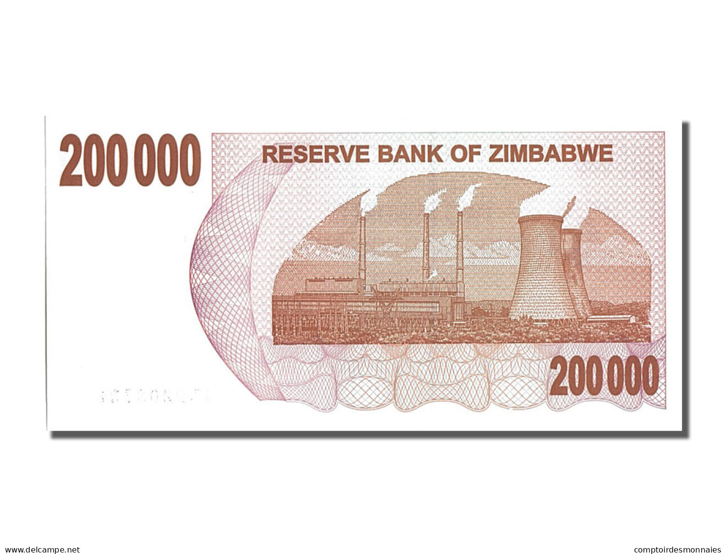 Billet, Zimbabwe, 200,000 Dollars, 2007, 2007-07-01, NEUF - Zimbabwe