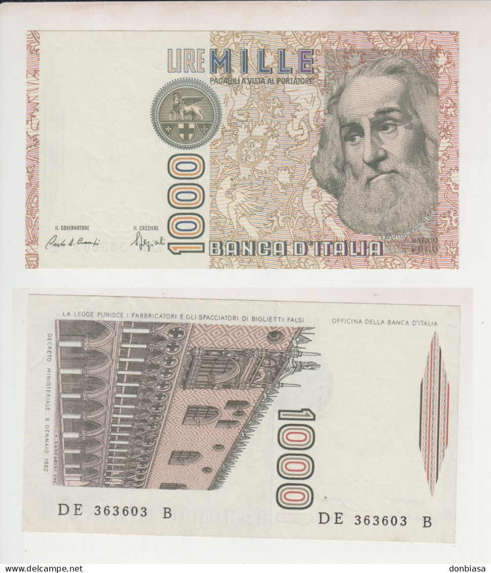 1.000 Lire Marco Polo 1988 - Lettera E Sup. - 1.000 Lire