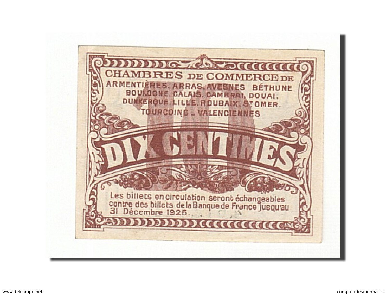 Billet, France, Lille, 10 Centimes, NEUF, Pirot:94-2 - Cámara De Comercio