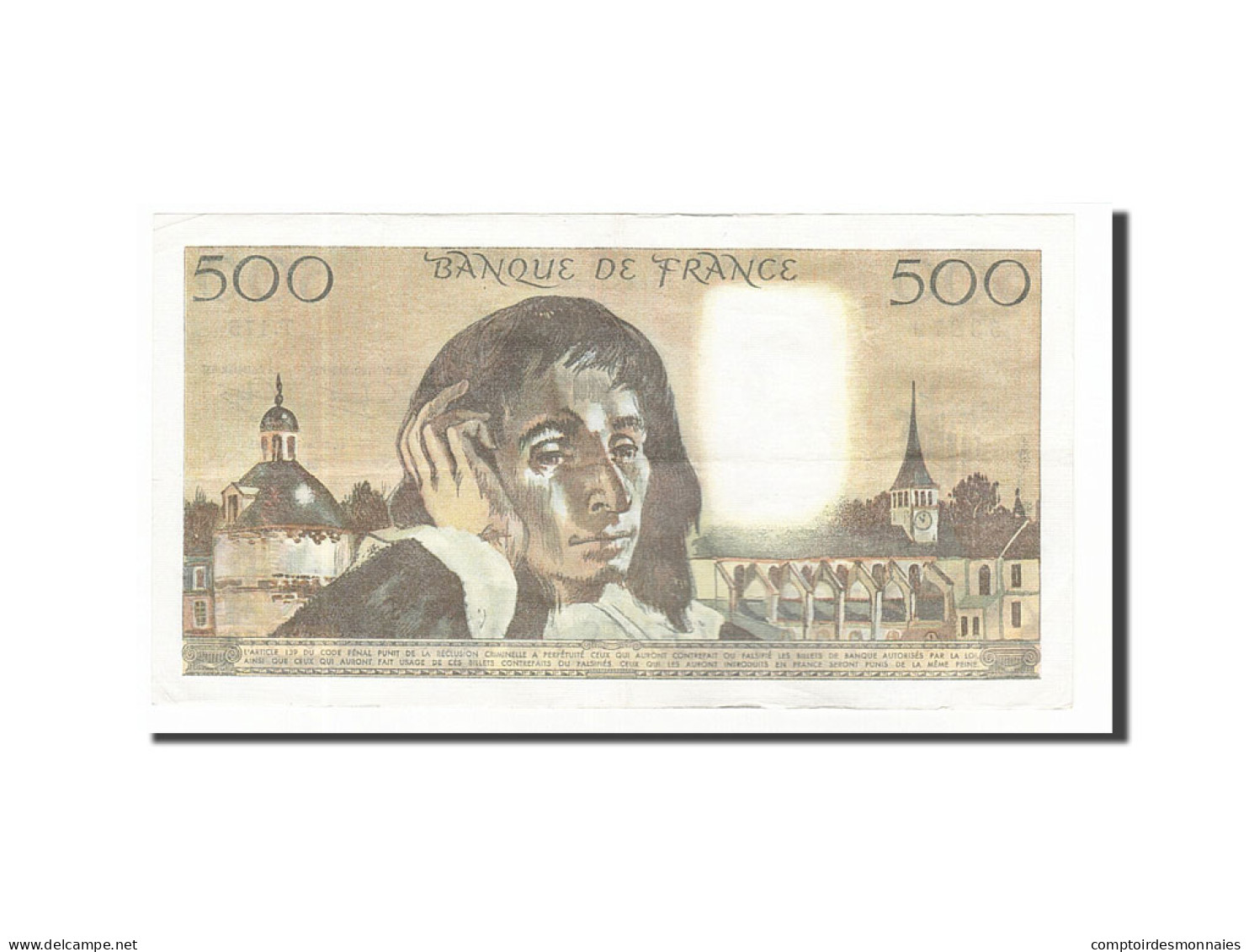 Billet, France, 500 Francs, 500 F 1968-1993 ''Pascal'', 1983, 1983-01-06, TTB - 500 F 1968-1993 ''Pascal''