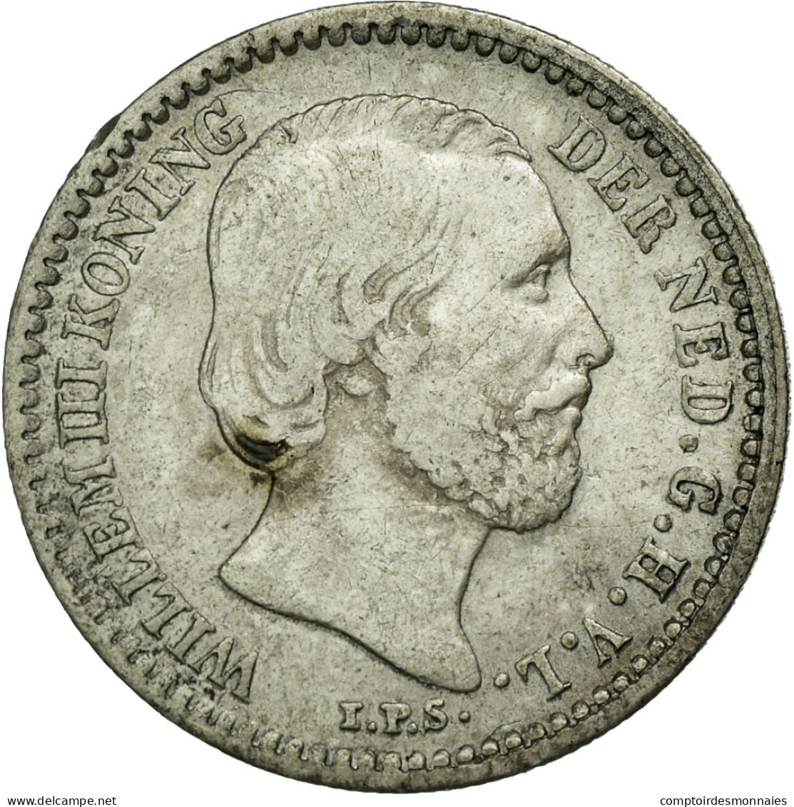 Monnaie, Pays-Bas, William III, 10 Cents, 1885, TTB, Argent, KM:80 - 1849-1890: Willem III.