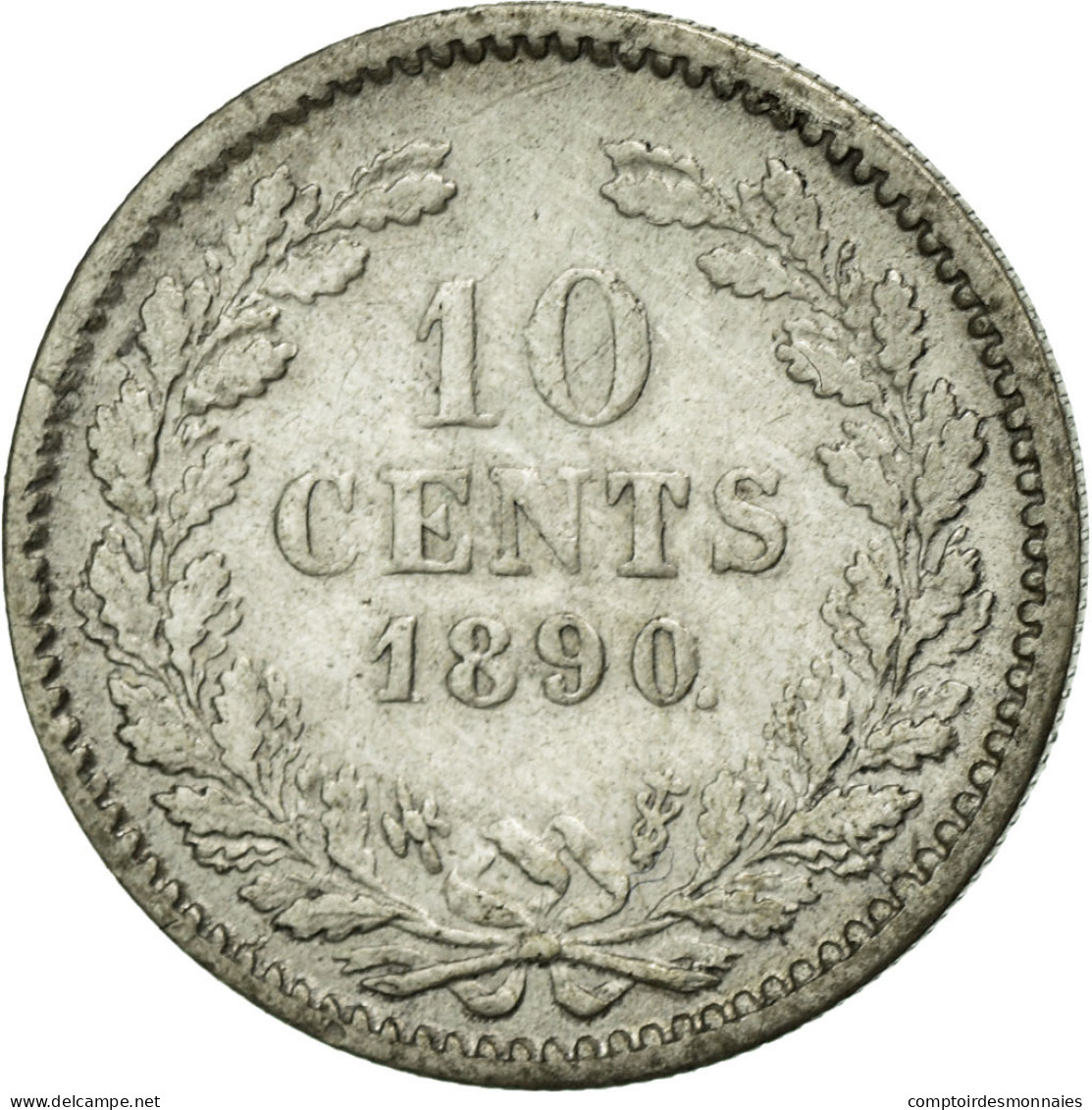 Monnaie, Pays-Bas, William III, 10 Cents, 1885, TTB, Argent, KM:80 - 1849-1890 : Willem III