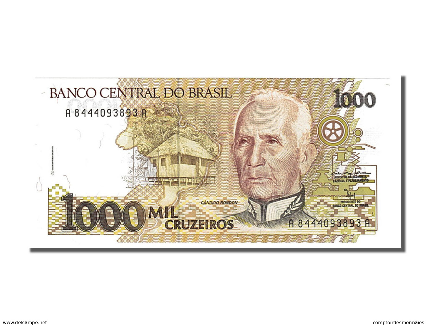 Billet, Brésil, 1000 Cruzeiros, 1991, NEUF - Brazilië