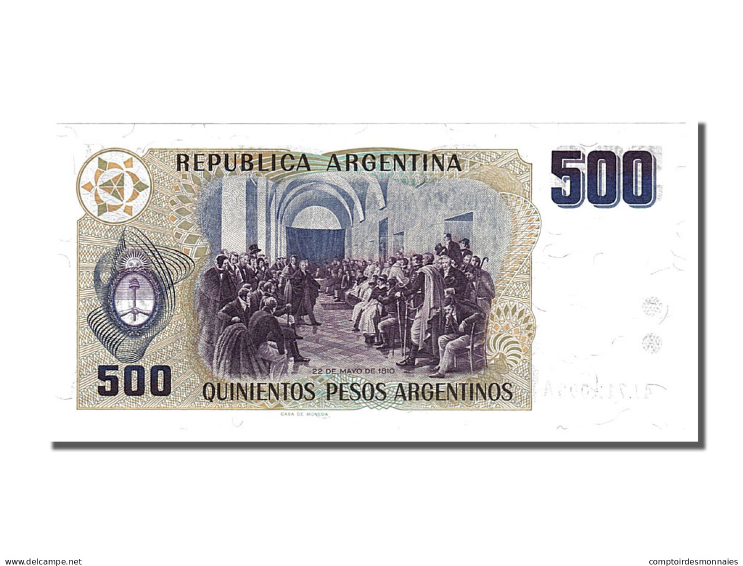 Billet, Argentine, 500 Pesos Argentinos, 1984, NEUF - Argentine