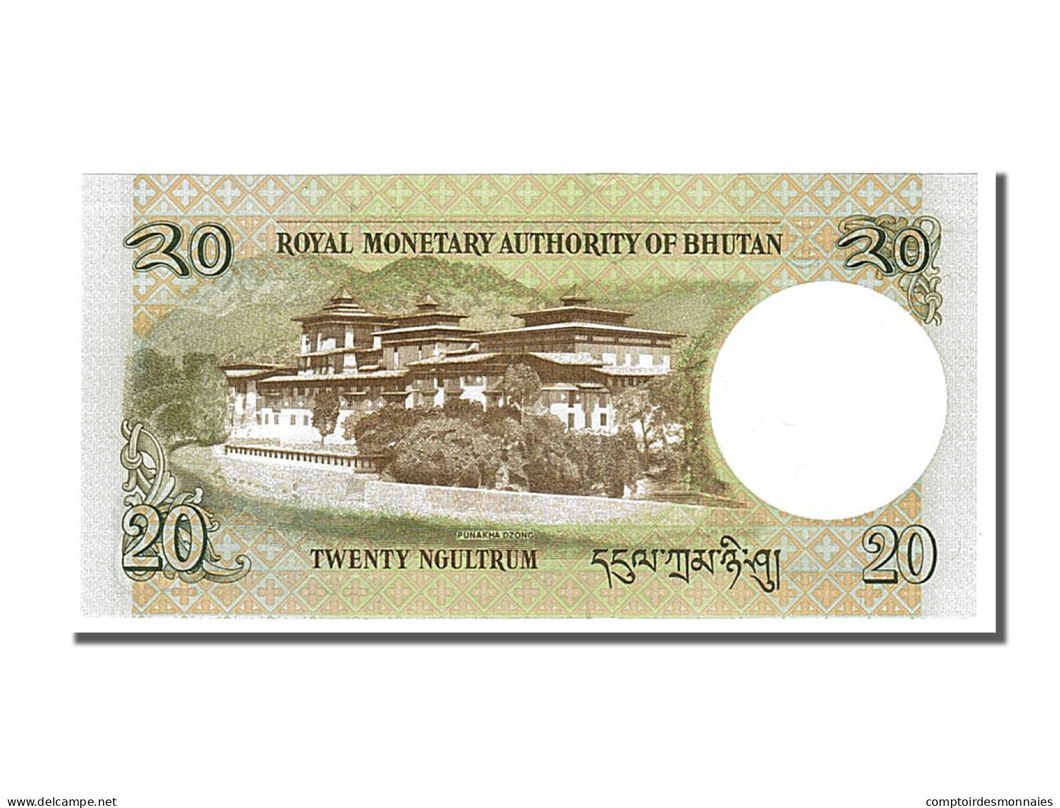 Billet, Bhoutan, 20 Ngultrum, 2006, NEUF - Bhutan