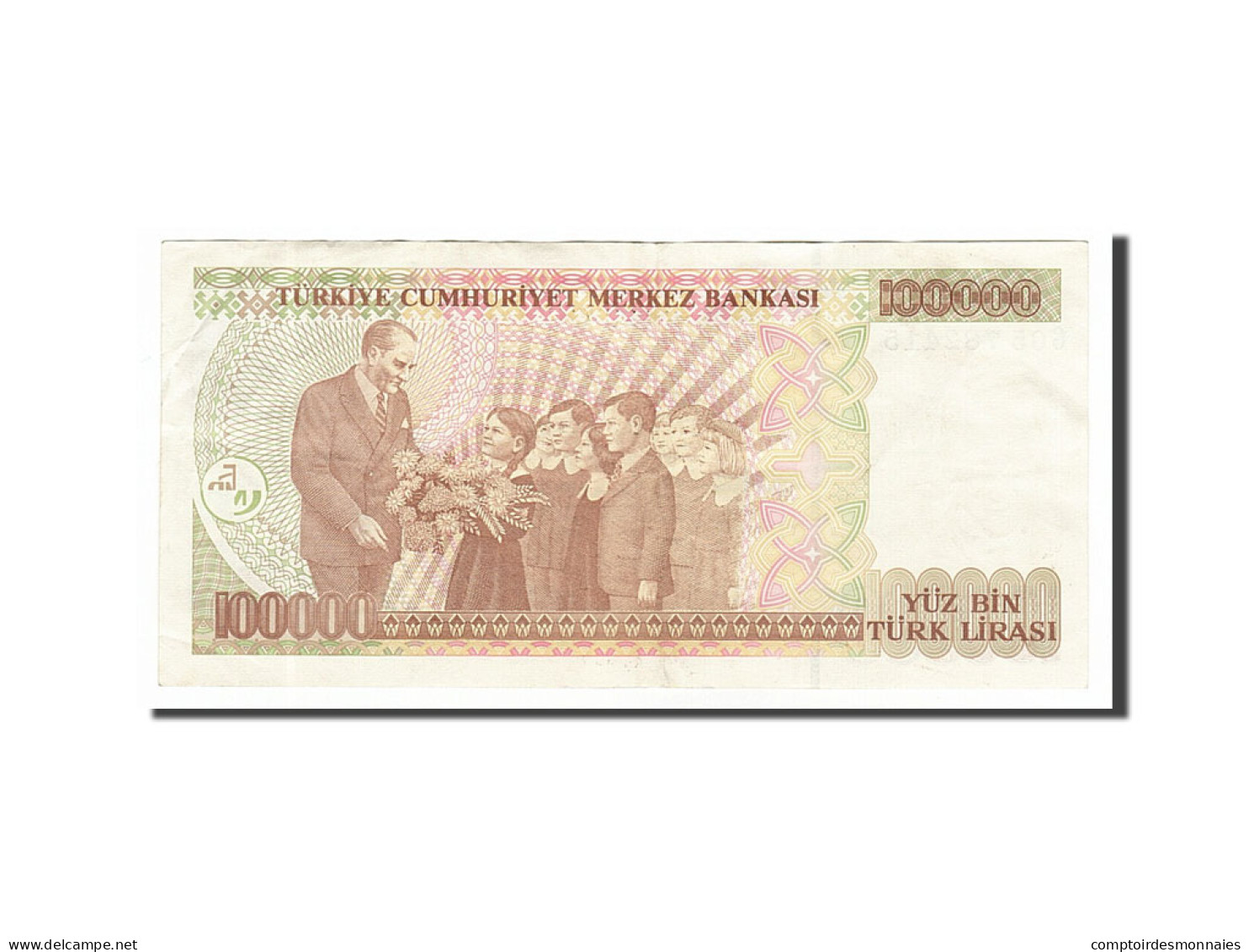 Turquie, 100 000 Lira Type Atatürk - Turchia