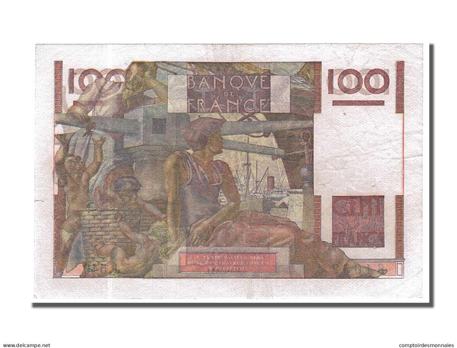 Billet, France, 100 Francs, 100 F 1945-1954 ''Jeune Paysan'', 1953, 1953-06-04 - 100 F 1945-1954 ''Jeune Paysan''