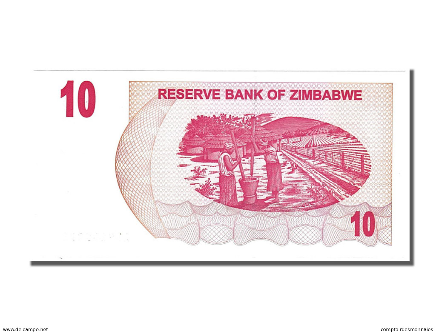 Billet, Zimbabwe, 10 Dollars, 2006, 2006-08-01, NEUF - Zimbabwe