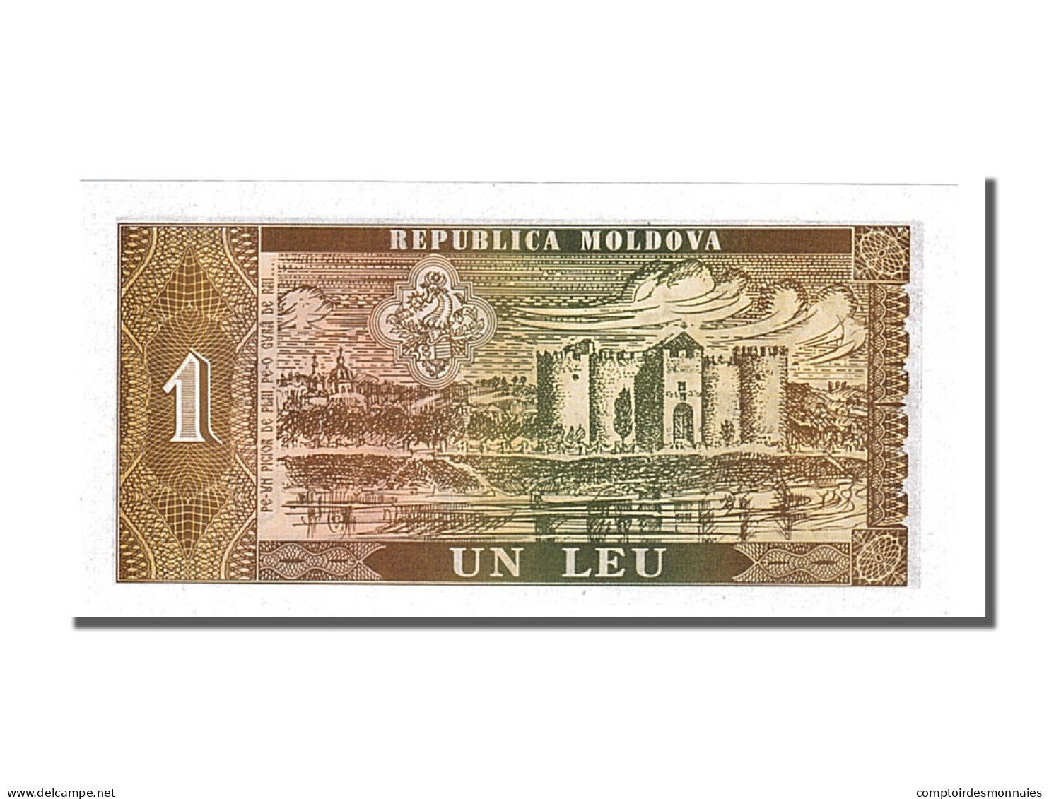 Billet, Moldova, 1 Leu, 1992, NEUF - Moldavië