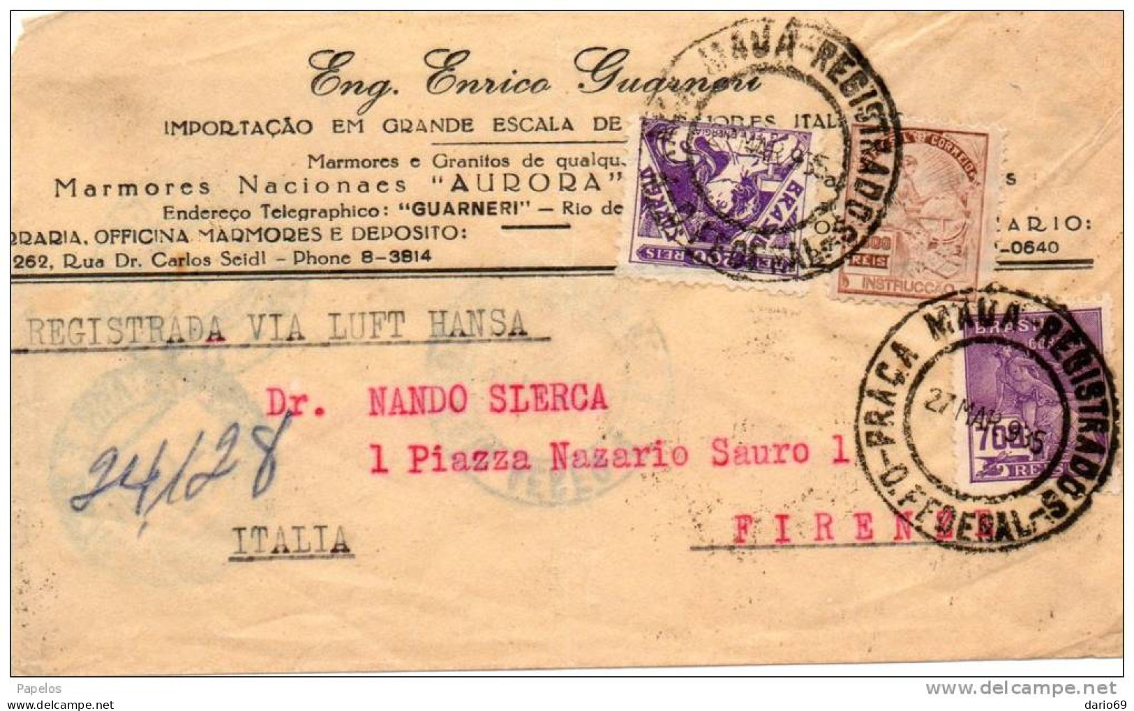 1935 LETTERA PRAGA + AMB. CHIASSO - GINEVRA - Altri & Non Classificati