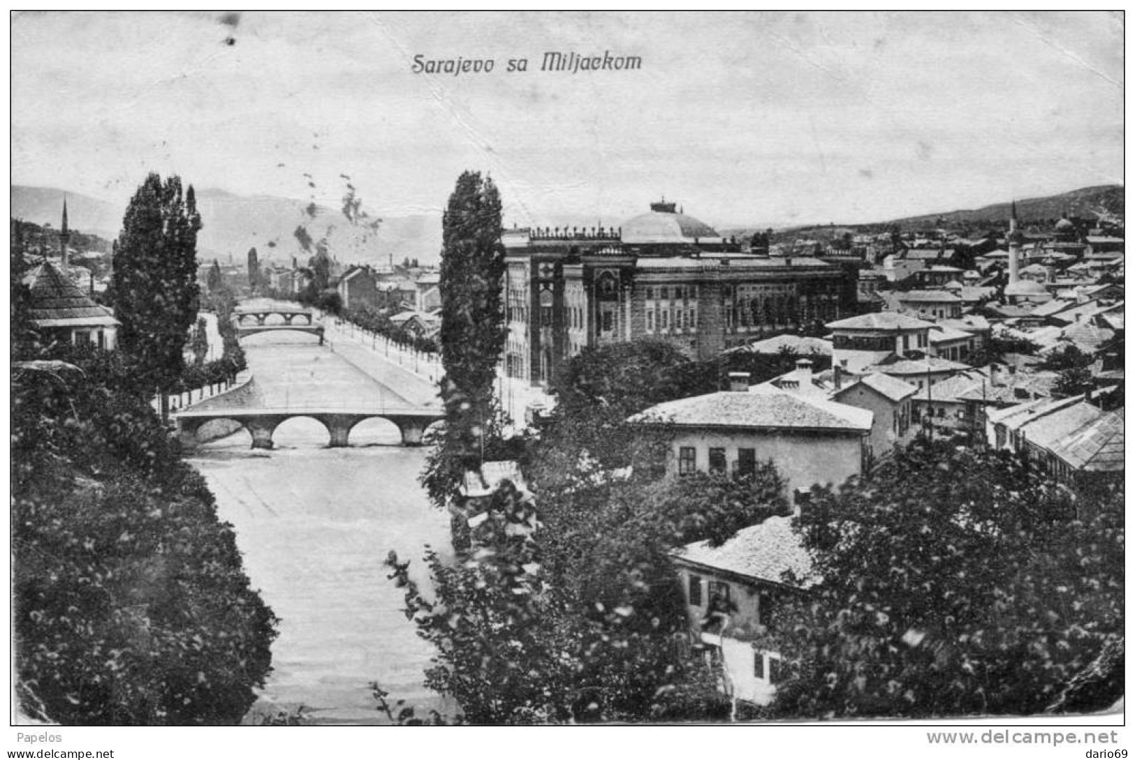 1910 CARTOLINA SARAJEVO - Lettres & Documents