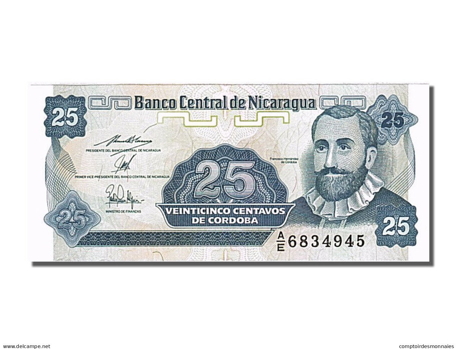 Billet, Nicaragua, 25 Centavos, 1990, NEUF - Nicaragua