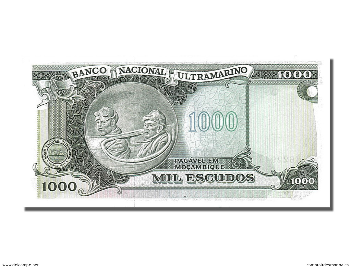 Billet, Mozambique, 1000 Escudos, 1972, 1972-05-23, NEUF - Mozambique