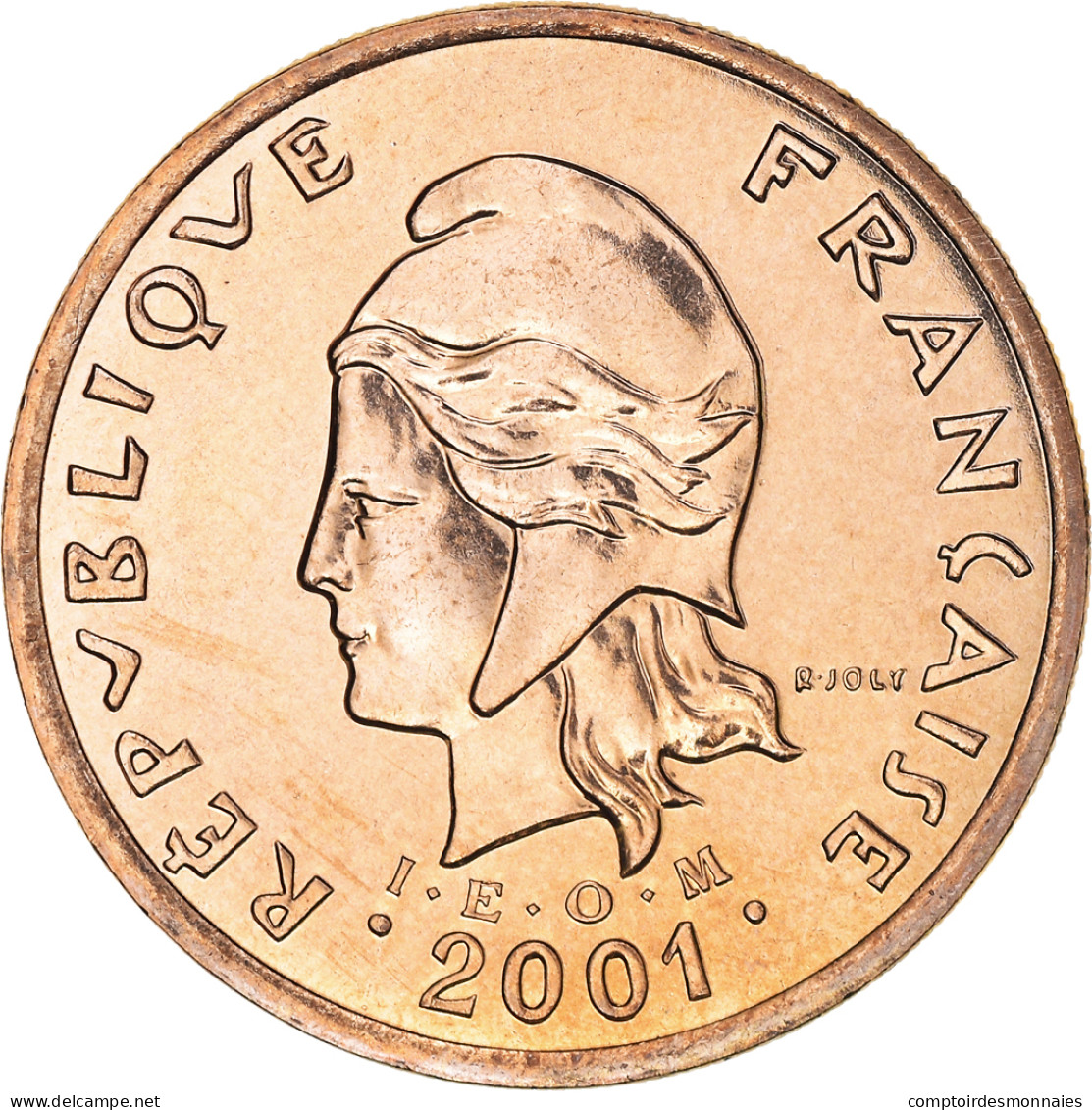 Monnaie, Nouvelle-Calédonie, 100 Francs, 2001, Paris, FDC, Nickel-Bronze, KM:15 - New Caledonia