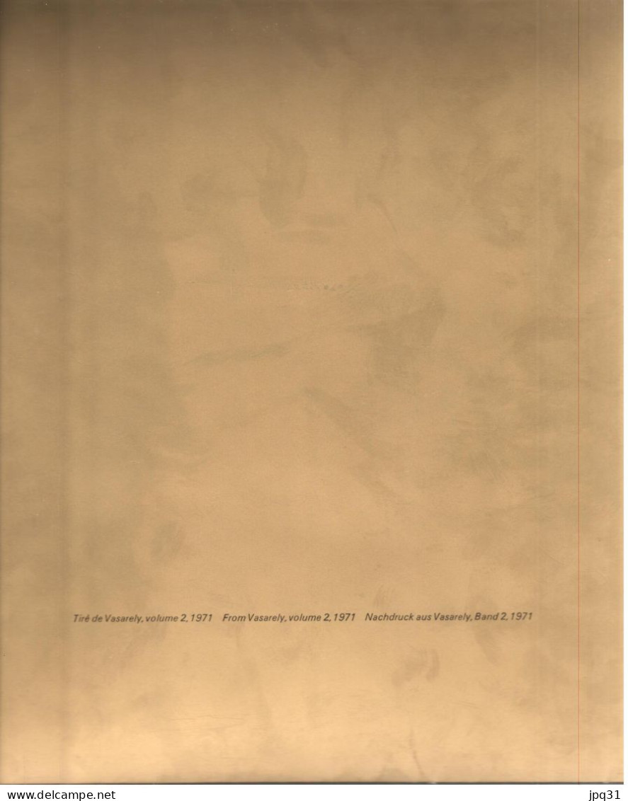Vasarely - Folklore planétaire - étui 10 planches - Ed. du Griffon 1971