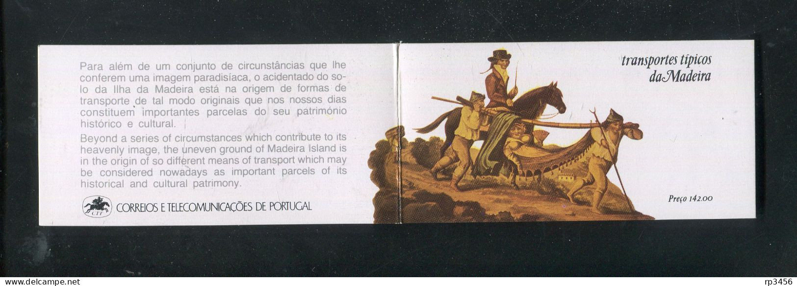 "PORTUGAL-MADEIRA" 1984, Markenheftchen Mi. MH 4 "Transportmittel" ** (R0046) - Postzegelboekjes