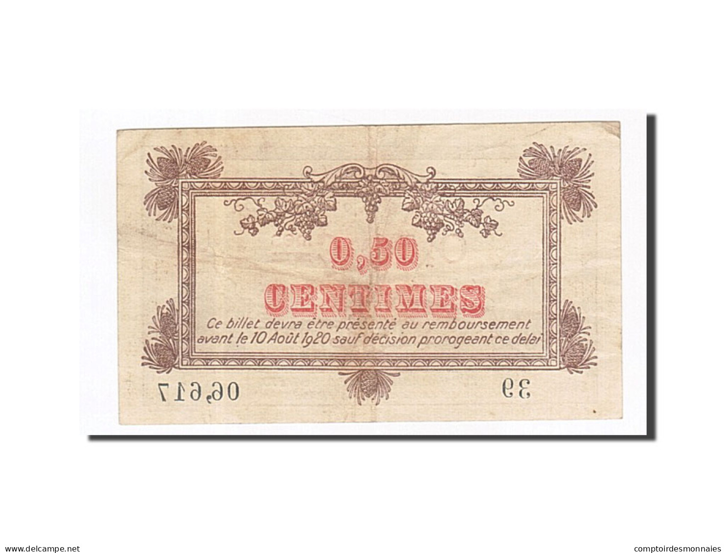 Billet, France, Montpellier, 50 Centimes, 1915, TTB, Pirot:85-1 - Handelskammer