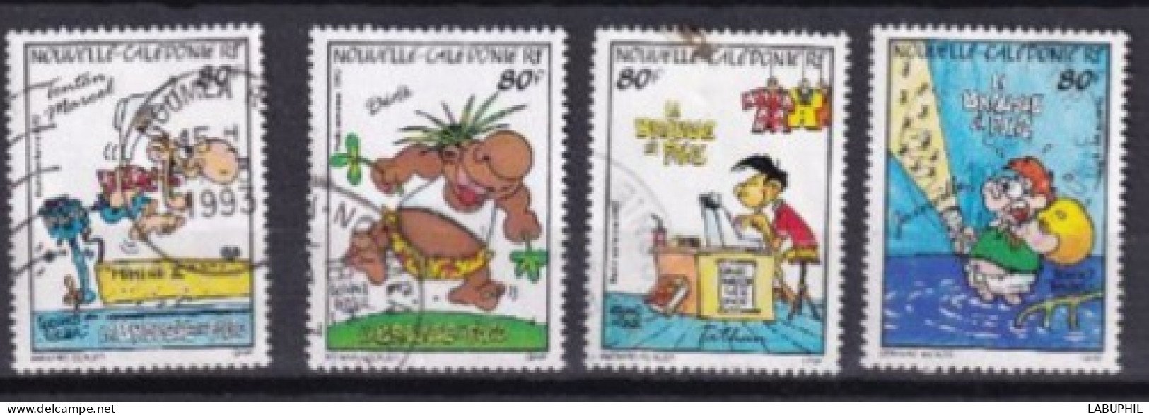 NOUVELLE CALEDONIE Dispersion D'une Collection Oblitéré Used   Poste Aerienne 1992 - Used Stamps