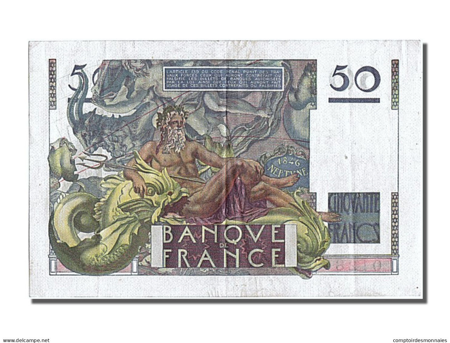 Billet, France, 50 Francs, 50 F 1946-1951 ''Le Verrier'', 1946, 1946-05-16, SUP - 50 F 1946-1951 ''Le Verrier''