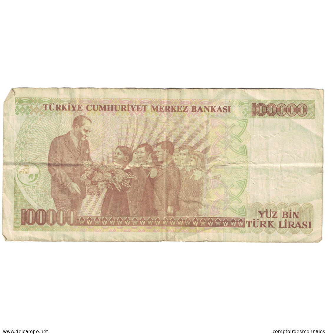 Billet, Turquie, 100,000 Lira, 1997, KM:206, TTB - Turkije