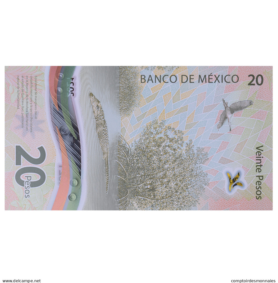 Billet, Mexique, 20 Pesos, 2021, 2021-10-05, NEUF - Mexiko