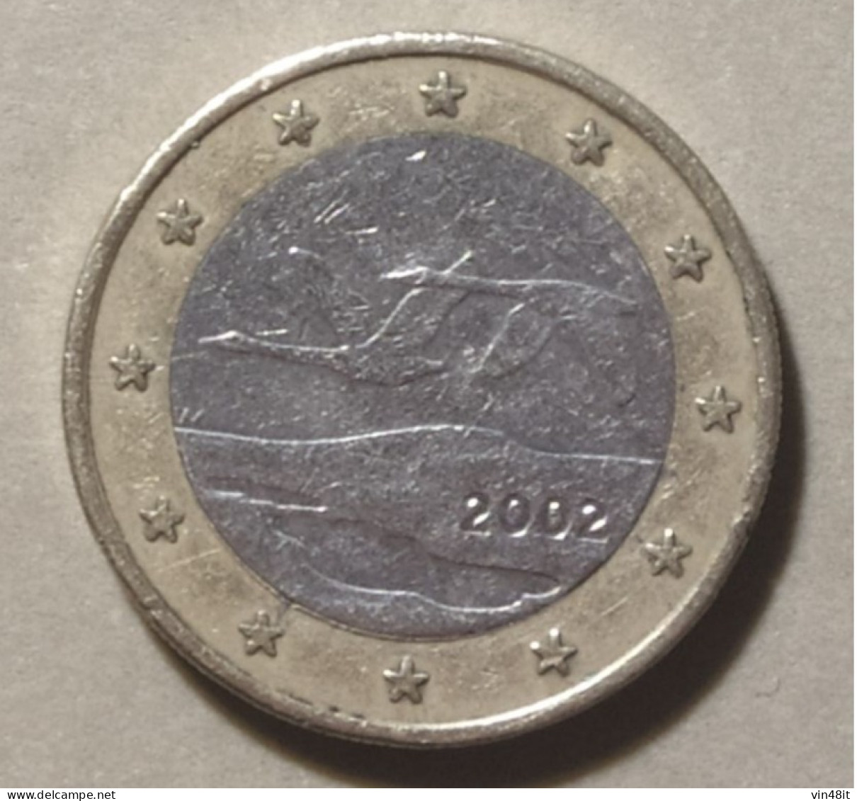 2002 - FINLANDIA - MONETA DEL VALORE DI 1,00  EURO  -  USATA - Finlandía