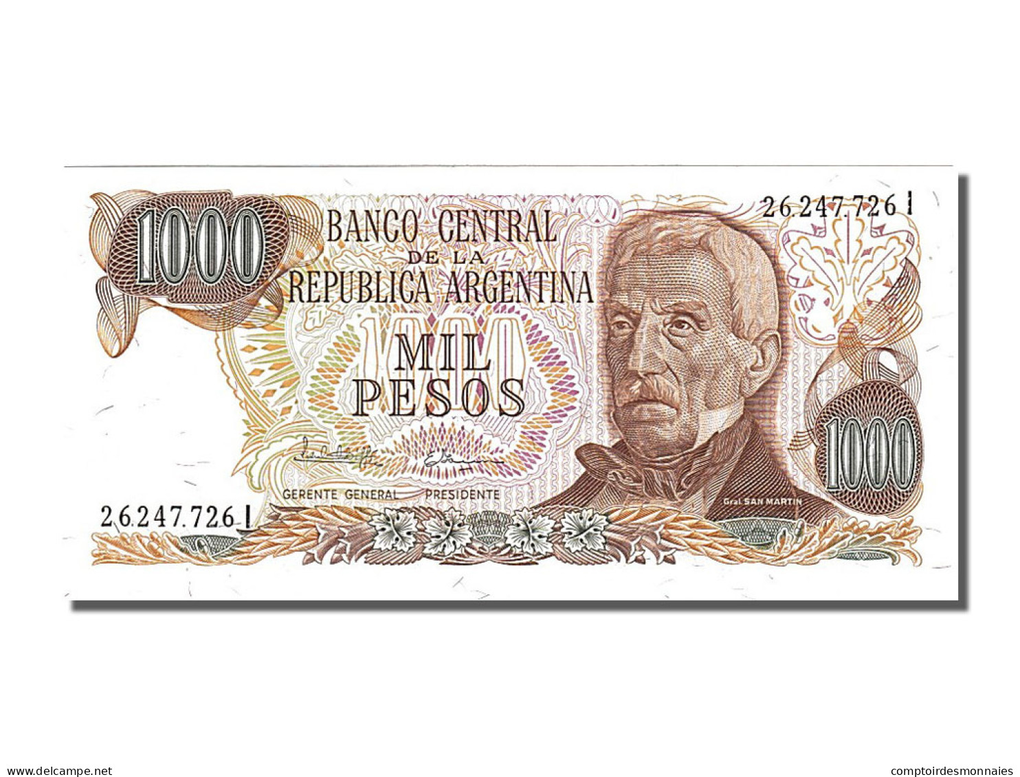 Billet, Argentine, 1000 Pesos, 1976, NEUF - Argentinien