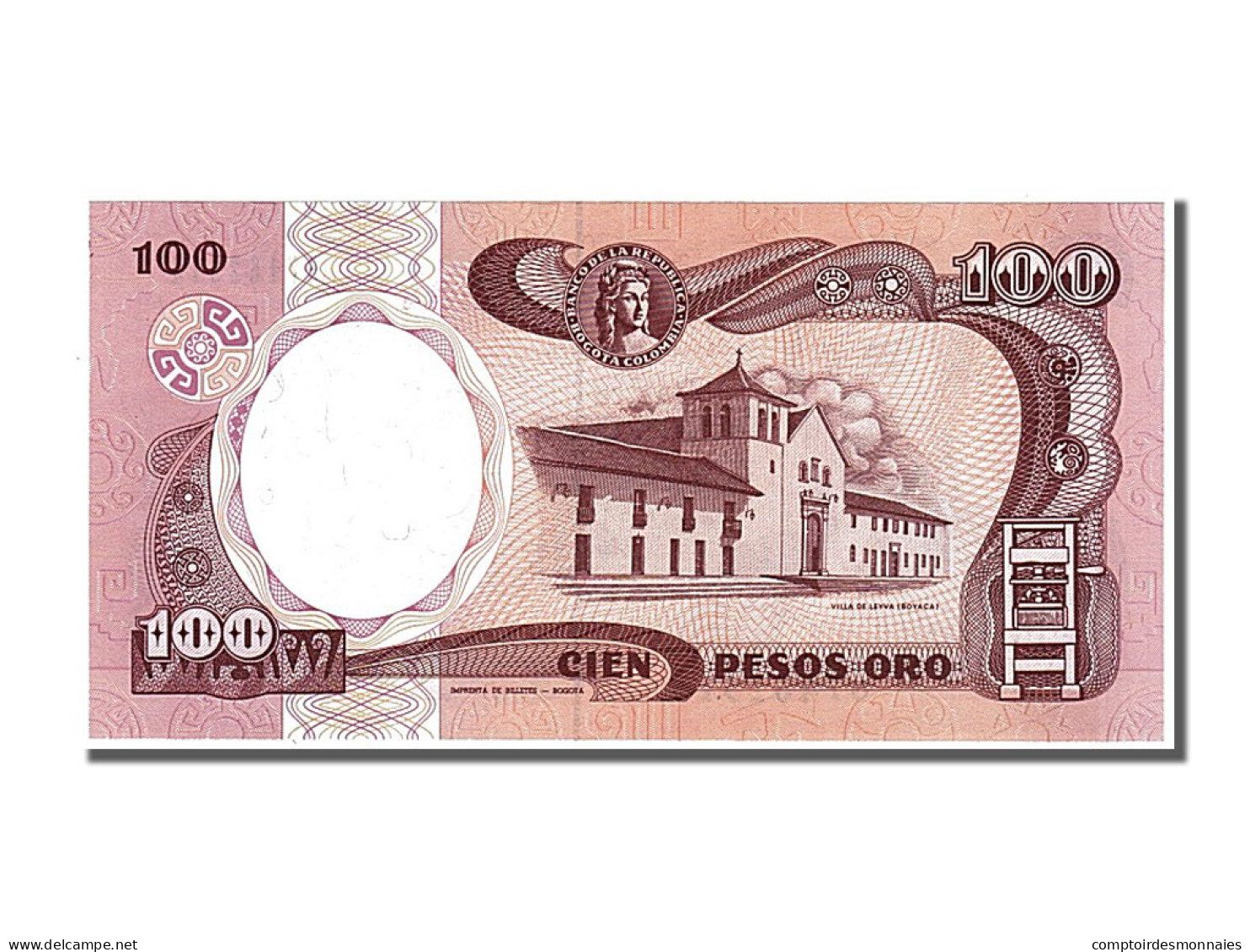 Billet, Colombie, 100 Pesos Oro, 1990, 1990-01-01, NEUF - Kolumbien