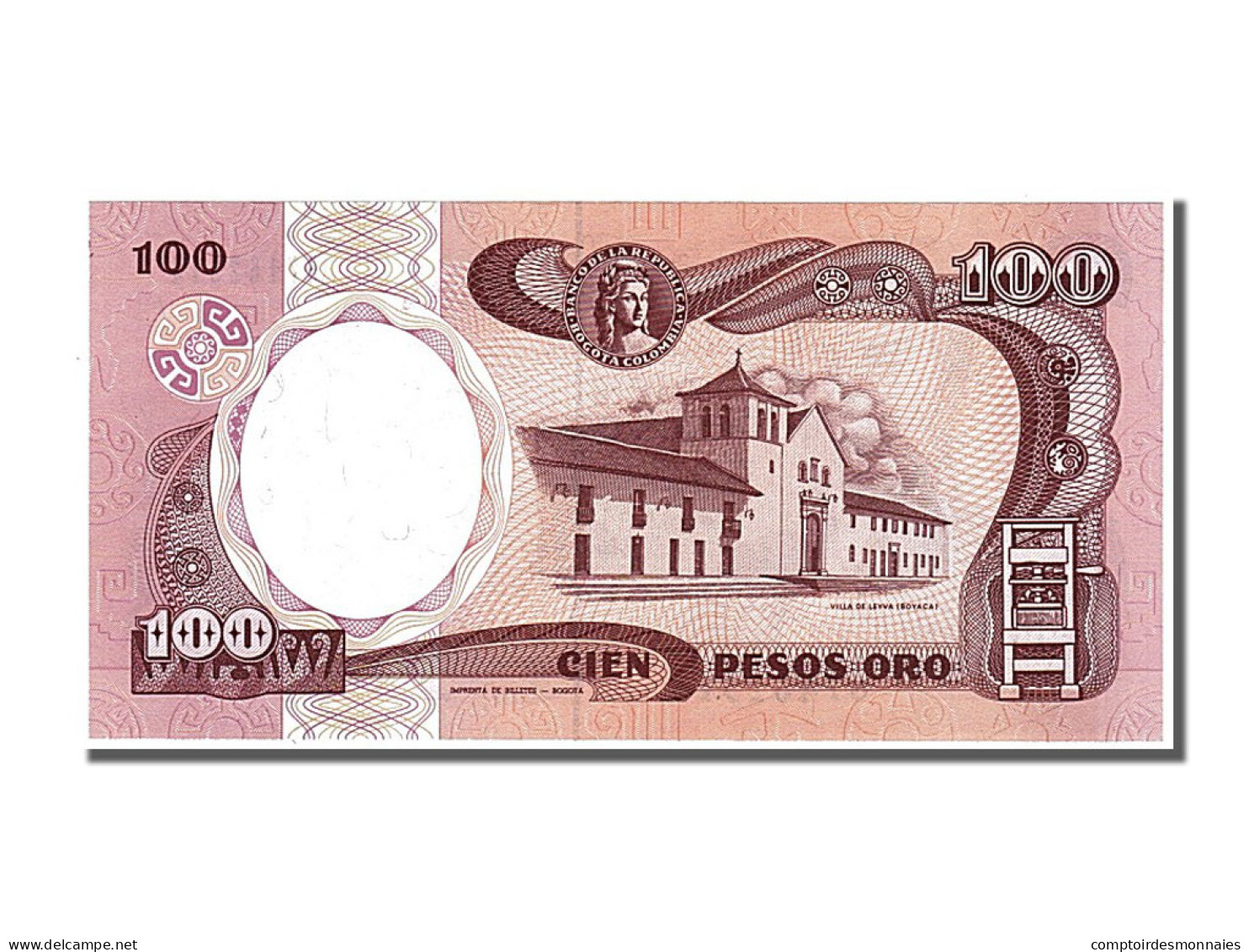 Billet, Colombie, 100 Pesos Oro, 1990, 1990-01-01, NEUF - Colombie