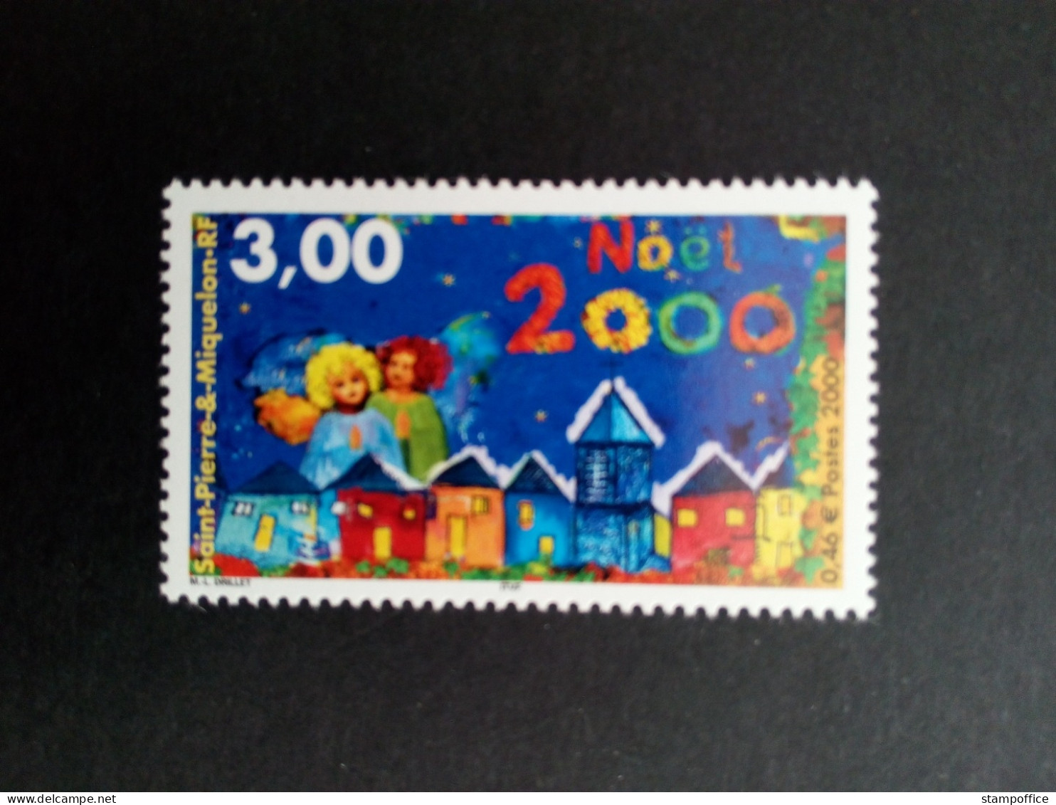 SAINT-PIERRE ET MIQUELON MI-NR. 810 POSTFRISCH(MINT) WEIHNACHTEN 2000 - Unused Stamps