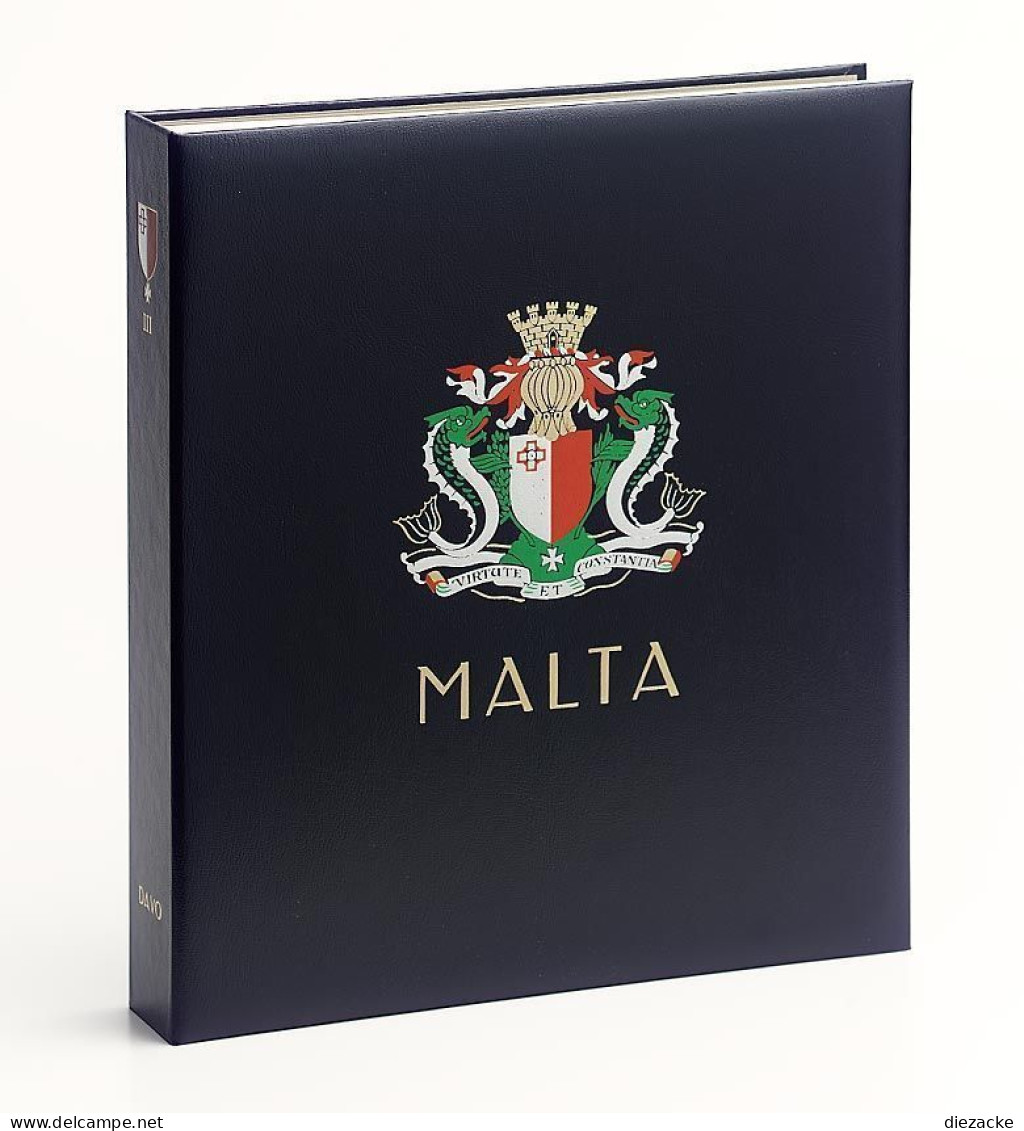 DAVO Regular Album Malta Teil III DV6663 Neu ( - Reliures Et Feuilles