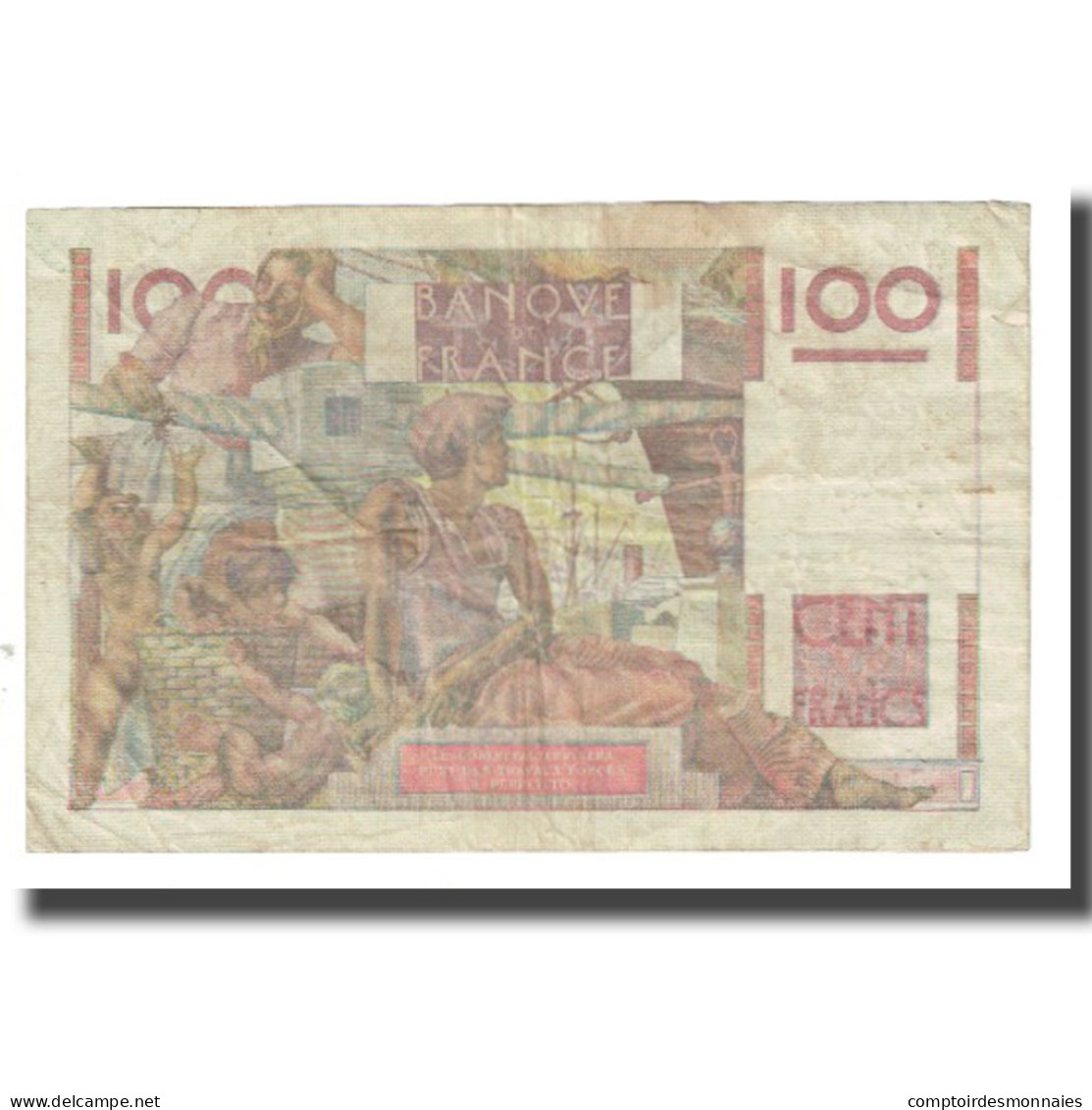 France, 100 Francs, 1949, D AMBRIERES, GARGAM, 1949-02-17, TB, Fayette:28.22 - 100 F 1945-1954 ''Jeune Paysan''