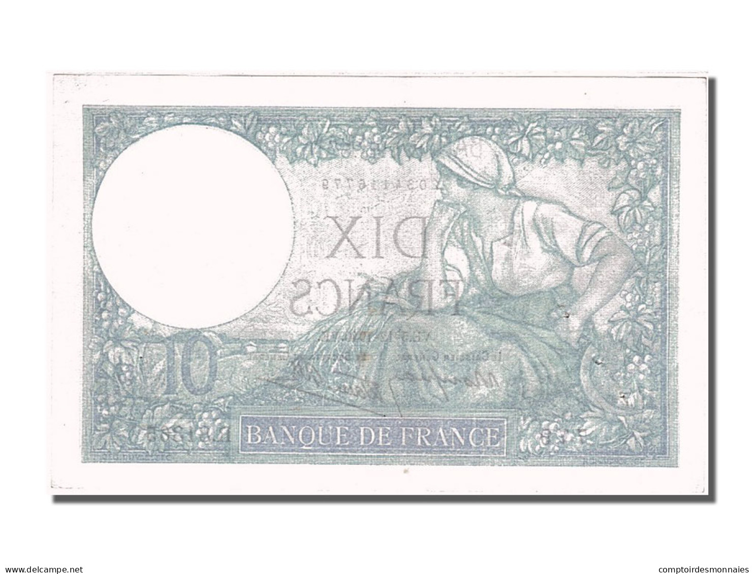 Billet, France, 10 Francs, 10 F 1916-1942 ''Minerve'', 1940, 1940-12-05, SPL - 10 F 1916-1942 ''Minerve''