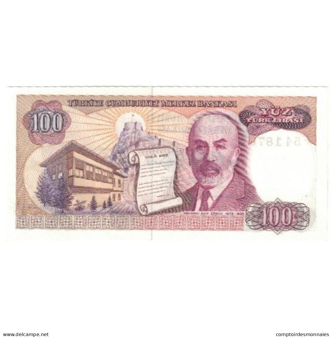 Billet, Turquie, 100 Lira, 1970, 1970-01-14, KM:194a, NEUF - Turchia